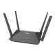 ASUS RT-AX52 AX1800 AiMesh router inalámbrico Gigabit Ethernet Doble banda (2,4 GHz / 5 GHz) Negro