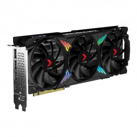 PNY - PNY GeForce RTX™ 4070 SUPER 12GB OC XLR8 ARGB TF NVIDIA GeForce RTX 4070 SUPER GDDR6X - vcg4070s12tfxxpb1-o