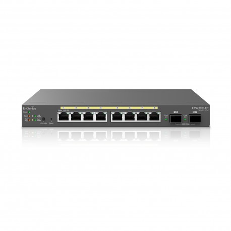 EnGenius EWS2910P-FIT switch Gestionado L2+ Gigabit Ethernet (10/100/1000) Energía sobre Ethernet (PoE) Negro