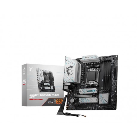 MSI - MSI B650M GAMING PLUS WIFI placa base AMD B650 Zócalo AM5 micro ATX - B650MGAMINGPLUSWIF