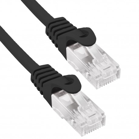 PHASAK - Phasak Cable de Red Cat.6 UTP Solido CCA Cat.6 UTP Negro 3M - phk 1703