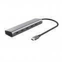 TRUST - Trust Halyx USB 3.2 Gen 1 (3.1 Gen 1) Type-C Plata - 25136