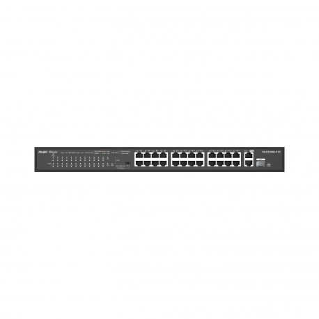 Ruijie Networks RG-ES126S-LP V2 switch No administrado Fast Ethernet (10/100) Energía sobre Ethernet (PoE) Negro