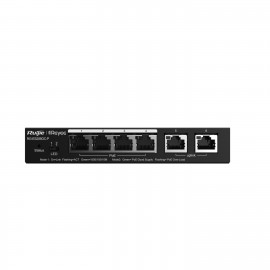 Ruijie Networks RG-ES206GC-P switch Gigabit Ethernet (10/100/1000) Energía sobre Ethernet (PoE) Negro