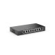 Ruijie Networks RG-ES209GC-P switch Gestionado Gigabit Ethernet (10/100/1000) Energía sobre Ethernet (PoE) Negro