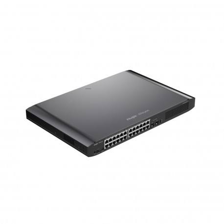 Ruijie Networks RG-ES226GC-P switch Gestionado L2 Gigabit Ethernet (10/100/1000) Energía sobre Ethernet (PoE) Negro