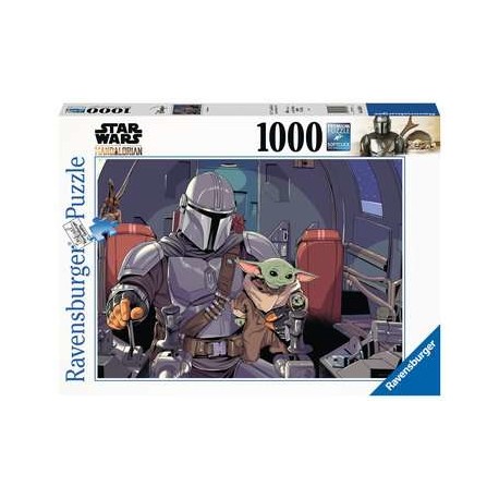 RAVENSBURGER - Ravensburger Star Wars: The Mandalorian Puzzle rompecabezas 1000 pieza(s) Televisión/películas - 16565