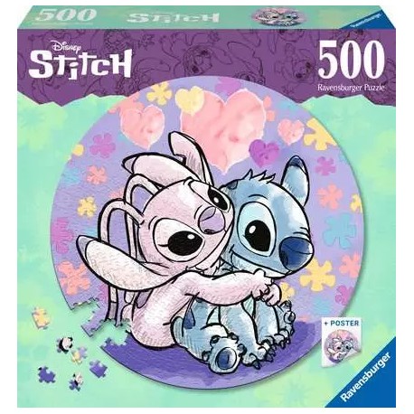 RAVENSBURGER - Ravensburger Disney Stitch Puzzle rompecabezas 500 pieza(s) Dibujos - 00.017.581