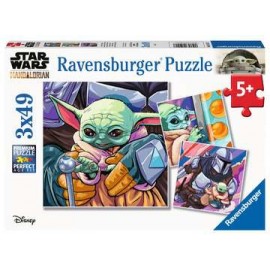 RAVENSBURGER - Ravensburger The Mandalorian: Grogu Moments Puzzle rompecabezas 49 pieza(s) Cómics - 052417