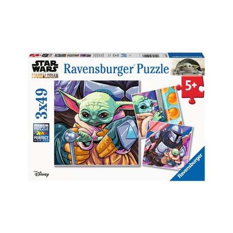 RAVENSBURGER - Ravensburger The Mandalorian: Grogu Moments Puzzle rompecabezas 49 pieza(s) Cómics - 052417