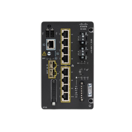 Cisco Catalyst IE3400 Gestionado L2 Gigabit Ethernet (10/100/1000) Negro