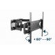 Gembird WM-70ST-01 soporte para TV 177,8 cm (70'') Negro