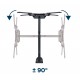 Gembird WM-55ST-01 soporte para TV 139,7 cm (55'') Acero