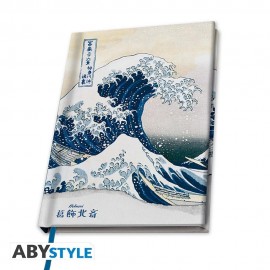 Cuaderno de notas a5 abystyle hokusai la gran ola