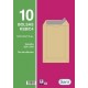 BOLSA SAM 229x324 KRAFT 90g PAQ.10 - Pack de 25 unidades