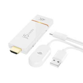 j5create JVAW76-N Adaptador de pantalla inalámbrico ScreenCast 4K HDMI™