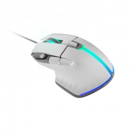 RATON OPTICO WIRELESS MM-XT RGB BLANCO MARS GAMING