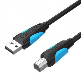 Vention Cable USB 2.0 Impresora VAS-A16-B100/ USB Tipo-B Macho - USB Macho/ 3m/ Negro