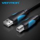 Vention Cable USB 2.0 Impresora VAS-A16-B100/ USB Tipo-B Macho - USB Macho/ 3m/ Negro