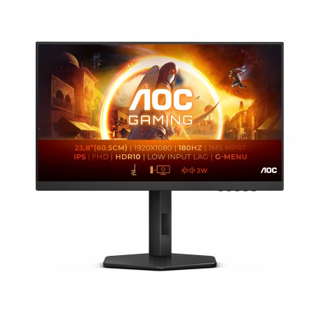 AOC 24G4X pantalla para PC 60,5 cm (23.8'') 1920 x 1080 Pixeles Full HD LCD Negro