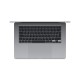 Apple MacBook Air Portátil 38,9 cm (15.3'') Apple M M3 8 GB 512 GB SSD Wi-Fi 6E (802.11ax) macOS Sonoma Gris