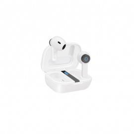 AURICULAR BLUETOOTH + MICROFONO CON ESTUCHE DE CARGA BENDER BLANCO TOOQ