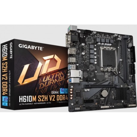 Gigabyte H610M S2H V2 DDR4 (rev. 1.0) Intel H610 Express LGA 1700 micro ATX