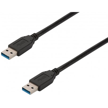 Ewent EW-100112-010-N-P cable USB 1 m USB 3.2 Gen 1 (3.1 Gen 1) USB A Negro