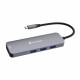 Verbatim CMH-08 USB Tipo C 5000 Mbit/s Plata