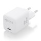 AISENS Cargador GaN 35W, 1xUSB-C PD3.0 QC4.0, Blanco