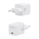 AISENS Cargador GaN 35W, 1xUSB-C PD3.0 QC4.0, Blanco