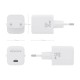 AISENS Cargador GaN 35W, 1xUSB-C PD3.0 QC4.0, Blanco