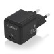 AISENS Cargador GaN 25W, 1xUSB-C PD3.0 QC4.0, Negro