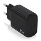 AISENS Cargador USB-C PD3.0 1 Puerto 1xUSB-C 25W, Negro