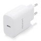 AISENS Cargador USB-C PD3.0 1 Puerto 1xUSB-C 25W, Blanco