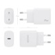 AISENS Cargador USB-C PD3.0 1 Puerto 1xUSB-C 25W, Blanco