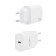 AISENS Cargador USB-C PD3.0 1 Puerto 1xUSB-C 20W, Blanco