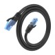 AISENS Cable De Red Latiguillo RJ45 Cat.6 UTP AWG26 CCA, Negro, 0.75 m