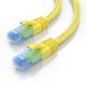 AISENS Cable De Red Latiguillo RJ45 Cat.6 UTP AWG26 CCA, Amarillo, 3.0 m