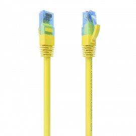 AISENS Cable De Red Latiguillo RJ45 Cat.6 UTP AWG26 CCA, Amarillo, 2.0 m