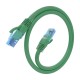 AISENS Cable De Red Latiguillo RJ45 Cat.6 UTP AWG26 CCA, Verde, 25 cm