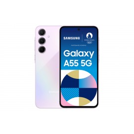 Samsung Galaxy A55 5G 16,8 cm (6.6'') SIM doble Android 14 USB Tipo C 8 GB 128 GB 5000 mAh Lila