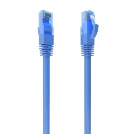 AISENS Cable De Red Latiguillo RJ45 Cat.6 UTP AWG26 CCA, Azul, 25 cm