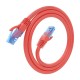 AISENS Cable De Red Latiguillo RJ45 Cat.6 UTP AWG26 CCA, Rojo, 0.75 m