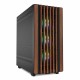 Sharkoon REBEL C70M RGB Full Tower Negro, Madera