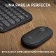 LOGITECH - Logitech Pebble 2 Combo teclado Ratón incluido RF Wireless + Bluetooth