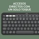 LOGITECH - Logitech Pebble 2 Combo teclado Ratón incluido RF Wireless + Bluetooth