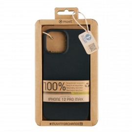 MUVIT - Funda muvit recycletek para apple iphone 12 pro max negra - MCCRS0048