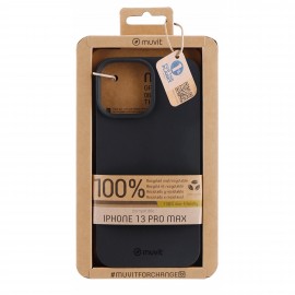 MUVIT - Funda muvit recycletek para apple iphone 13 pro max negra - MCCRS0164