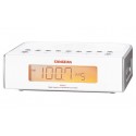 SANGEAN - Sangean RCR-5 radio Reloj Plata, Blanco - RCR-5